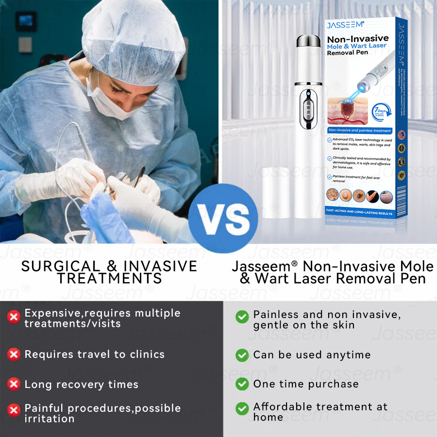 𝐉𝐚𝐬𝐬𝐞𝐞𝐦®👩‍⚕️🎁 𝐍𝐨𝐧-𝐈𝐧𝐯𝐚𝐬𝐢𝐯𝐞 𝐌𝐨𝐥𝐞 & 𝐖𝐚𝐫𝐭 𝐋𝐚𝐬𝐞𝐫 𝐑𝐞𝐦𝐨𝐯𝐚𝐥 𝐏𝐞𝐧 (𝐐𝐮𝐢𝐜𝐤 𝐚𝐧𝐝 𝐩𝐚𝐢𝐧𝐥𝐞𝐬𝐬 𝐫𝐞𝐦𝐨𝐯𝐚𝐥 𝐨𝐟 𝐰𝐚𝐫𝐭𝐬, 𝐦𝐨𝐥𝐞𝐬, 𝐚𝐠𝐞 𝐬𝐩𝐨𝐭𝐬, 𝐚𝐧𝐝 𝐬𝐤𝐢𝐧 𝐭𝐚𝐠𝐬 𝐰𝐢𝐭𝐡 𝐧𝐨 𝐬𝐢𝐝𝐞 𝐞𝐟𝐟𝐞𝐜𝐭𝐬)