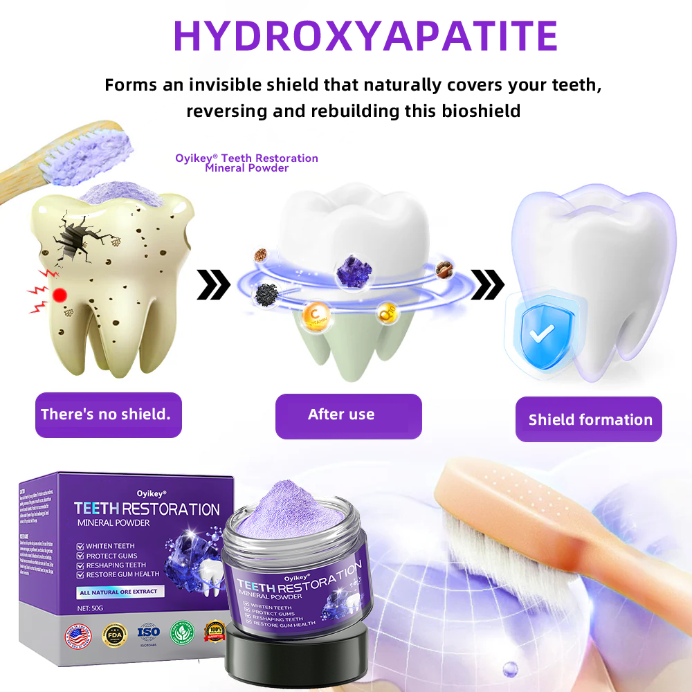 𝐎𝐲𝐢𝐤𝐞𝐲® 💕Mineral Whitening Tooth Powder  (🎁 Exclusive Promotion - 60% Off)