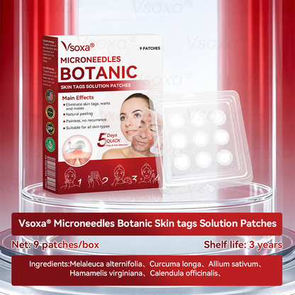 𝑉𝑠𝑜𝑥𝑎® 💧Microneedles Botanical Skin Tags Solution Patches - Made in the USA