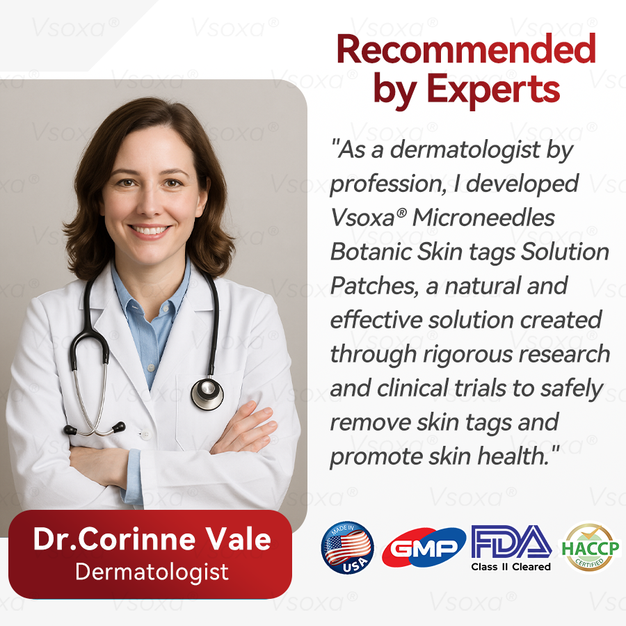 🛡️ 𝑉𝑠𝑜𝑥𝑎® 💕 Microneedle Botanical Skin Tag Repair Patches (Painless, scar‑free, fast removal of various blemishes and acne)👩‍⚕️