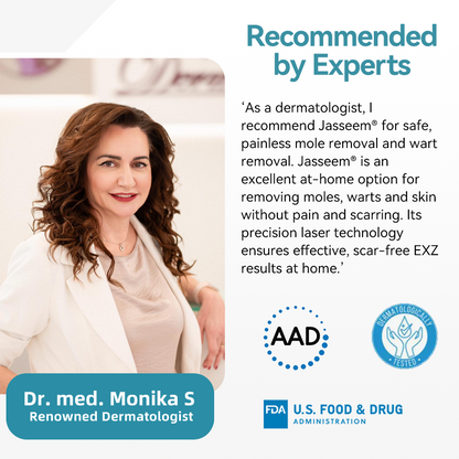 𝐉𝐚𝐬𝐬𝐞𝐞𝐦® 🧡Non-invasive Mole and Wart Removal Laser Pen (Quick and painless removal of warts, moles, age spots and skin tags - without any side effects)