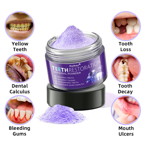 Oyikey® 🎁Tooth Restoration Mineral Powder (Whitening, Restoring Tooth Health)
